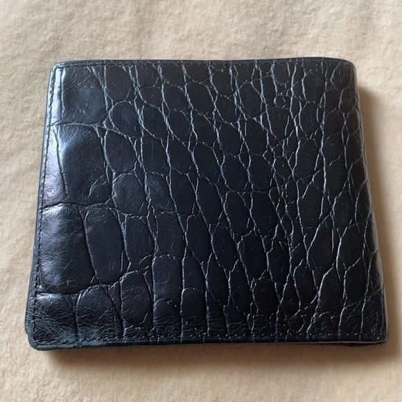 Versace authentic crocodile print leather Wallet for men - Picture 4 of 8